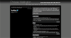 Desktop Screenshot of chrissiewellington.org