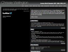 Tablet Screenshot of chrissiewellington.org